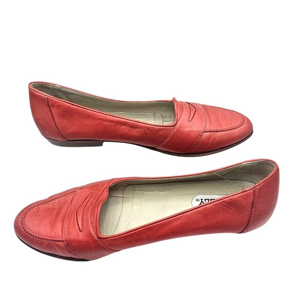 Bally Pink Leather Slip-On Loafer Flats Size 9.5 Made in Italy - Picture 11 of 14